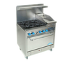 Comstock-Castle, F330-12B, Range, 36", 4 Burners, 12" Griddle/Broiler