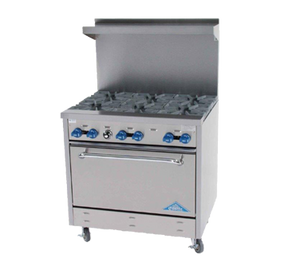 Comstock-Castle, F330, Range, 36", 6 Open Burners