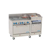 Comstock-Castle, F33018-1RB-24B, Range, 60" Restaurant, Gas