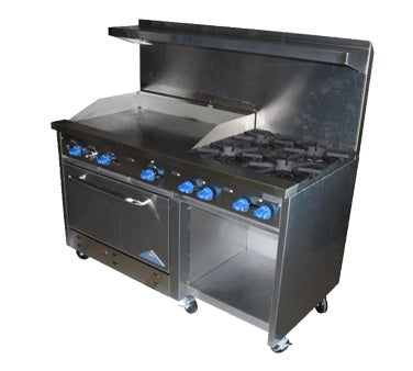 Comstock-Castle, F33032-24, Range, 60" Restaurant, Gas