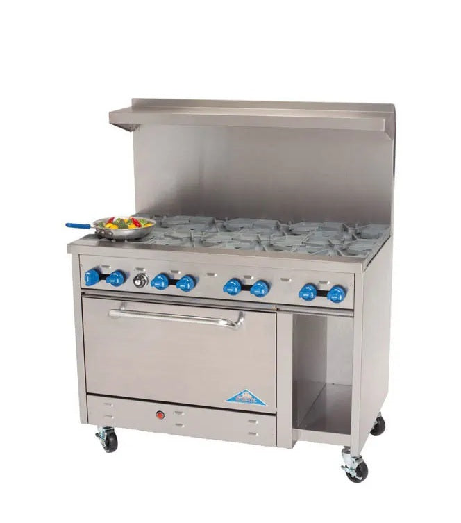 Comstock-Castle F33032 - 60" Gas Restaurant Range w/ (10) Open Burners