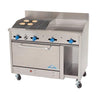 Comstock-Castle, F3430-24-2RB, Range, 48" Restaurant, Gas