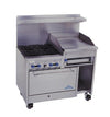 Comstock-Castle, F3430-24B, Range, 48", 4 Open Burners, 24" Griddle/Broiler
