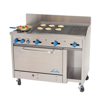 Comstock-Castle, F3430-4RB, Range, 48" Restaurant, Gas