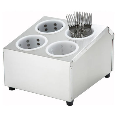 Stainless Steel Flatware Cylinder Holder by Winco