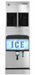 Push-lever dispensing on Hoshizaki DM-4420N ice dispenser