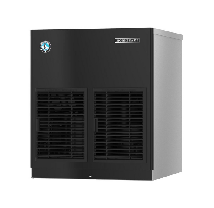 Compact 22-inch wide Hoshizaki ice maker for restaurants and bars