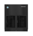 Hoshizaki ice maker with gloss black vinyl front and stainless steel sides