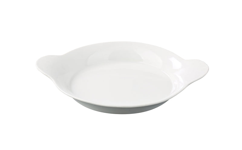 Yanco FH-10 10" Chinaware French Handled Dish ( Pack Of 12 )