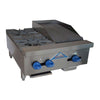 Comstock-Castle, FHP24-1RB, Charbroiler / Hotplate, Gas, Countertop