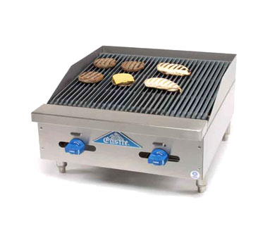 Comstock-Castle, FHP24-2LB, Charbroiler, Gas, Countertop