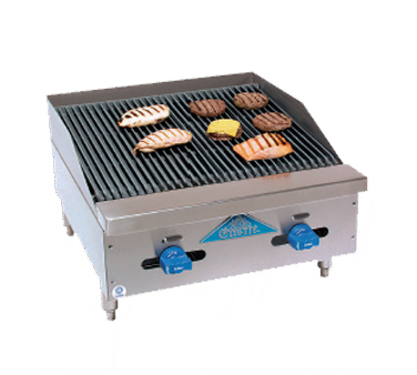 Comstock-Castle, FHP24-2RB, Charbroiler, Gas, Countertop