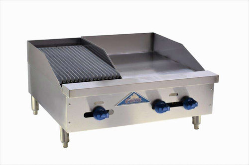 Comstock-Castle, FHP30-18-1RB, Griddle / Charbroiler, Gas, Countertop