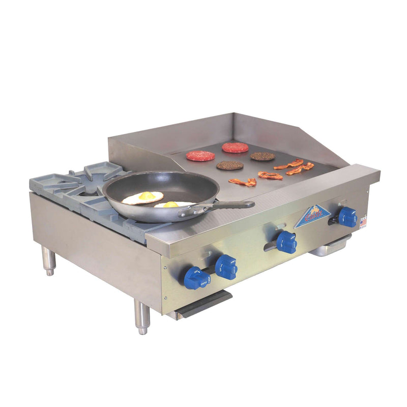 Comstock-Castle, FHP36-24, Griddle / Hotplate, Gas, Countertop