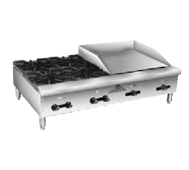 Comstock-Castle, FHP36-24T, Griddle / Hotplate, Gas, Countertop