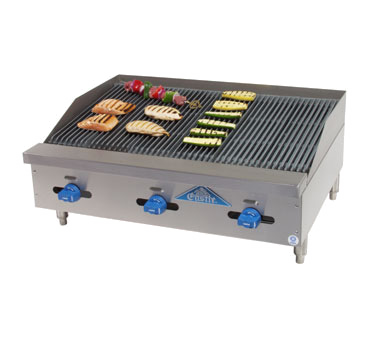 Comstock-Castle, FHP36-3RB, Charbroiler, Gas, Countertop