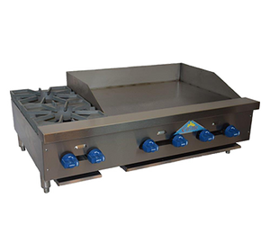 Comstock-Castle, FHP42-30-1LB, Griddle / Charbroiler, Gas, Countertop