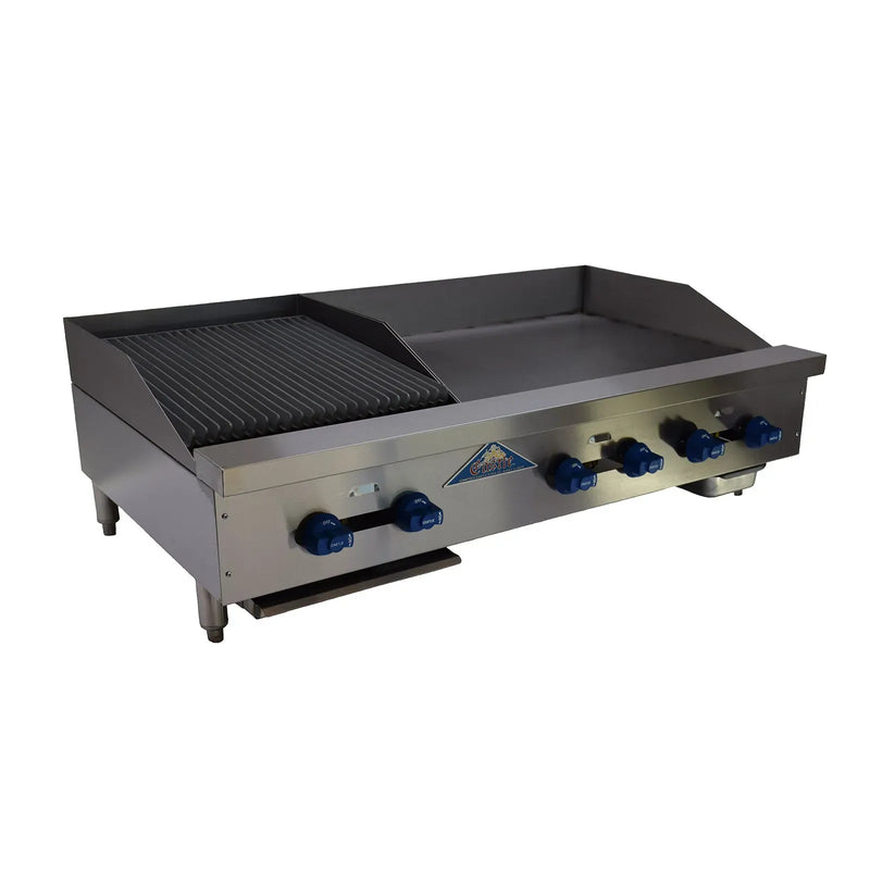Comstock-Castle, FHP48-30-1.5RB, Griddle / Charbroiler, Gas, Countertop
