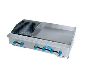 Comstock-Castle, FHP48-30T-1.5LB, Griddle / Charbroiler, Gas, Countertop