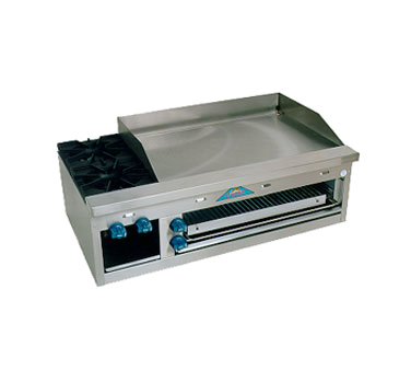 Comstock-Castle, FHP48-36B, Hotplate/Griddle/Cheesemelter Combination