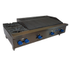 Comstock-Castle, FHP48-3LB, Charbroiler / Hotplate, Gas, Countertop