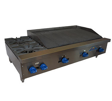 Comstock-Castle, FHP48-3RB, Charbroiler / Hotplate, Gas, Countertop