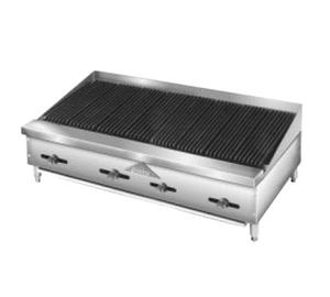 Comstock-Castle, FHP48-4RB, Charbroiler, Gas, Countertop