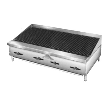 Comstock-Castle, FHP48-4RB, Charbroiler, Gas, Countertop