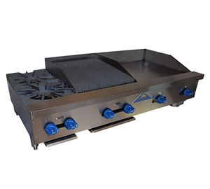 Comstock-Castle, FHP54-24-1.5RB, Griddle / Charbroiler, Gas, Countertop