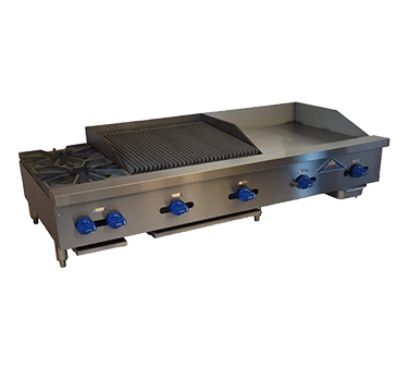 Comstock-Castle, FHP60-24-2LB, Griddle / Charbroiler, Gas, Countertop