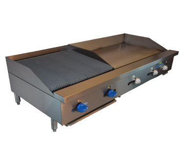 Comstock-Castle, FHP60-36-2RB, Griddle / Charbroiler, Gas, Countertop
