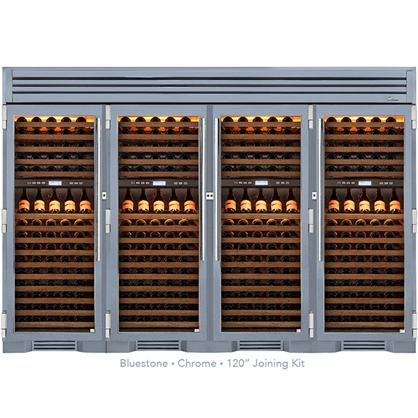 True TC-30DZW-L-SG-C-027-H04K - 30″ Dual Zone Wine Column with Stainless Glass Door