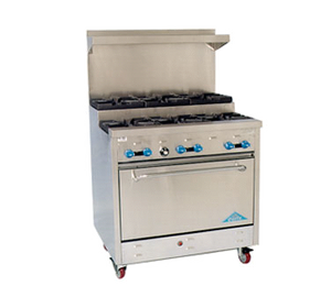 Comstock-Castle, FSU330, Range, 36" Restaurant, Gas