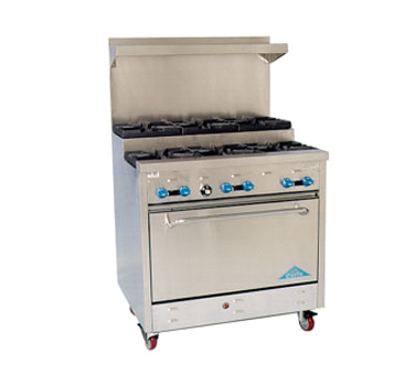 Comstock-Castle, FSU330, Range, 36" Restaurant, Gas