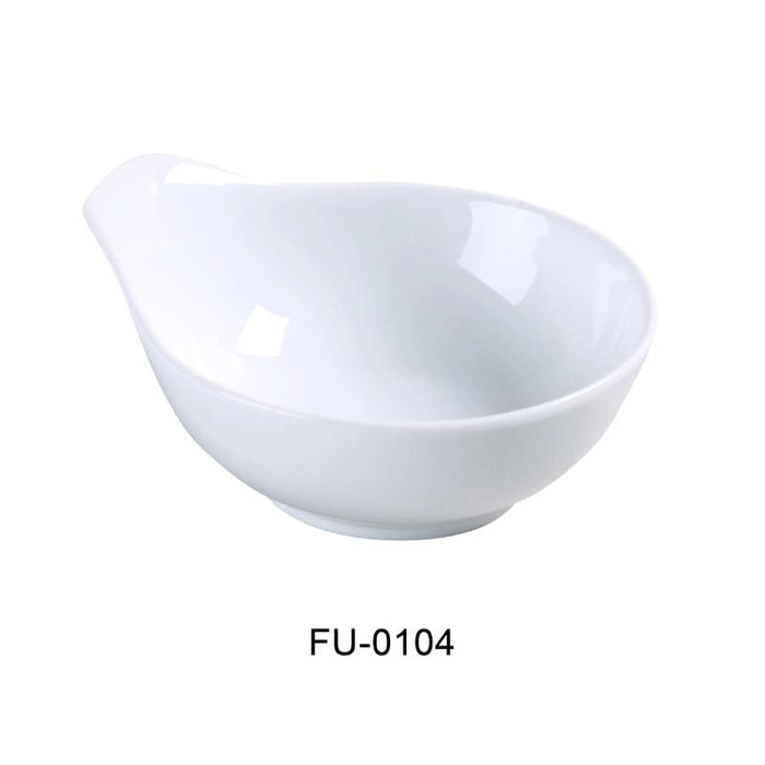 Yanco FU-0104 Fuji 5″ Soup Bowl, 5 oz Capacity, Porcelain, Bone White  Pack of 36 (3Dz)