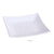 Yanco FU-1106 Fuji 6.25″ Square Plate, Porcelain, Bone White Pack of 36 (3Dz)