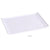 Yanco FU-1313 Fuji Rectangular Display Plate, Porcelain, Bone White, Pack of 6