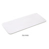 Yanco FU-1416 FUJI 16″ RECTANGULAR DISPLAY PLATE, 7.5″ Width, Porcelain, Bone White (1Dz)