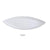 Yanco FU-213 Fuji Oval Plate, Porcelain, Bone White Color (1Dz)
