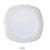 Yanco FU-310 Fuji 10″ Square Flat Plate, Porcelain, Bone White (2Dz)