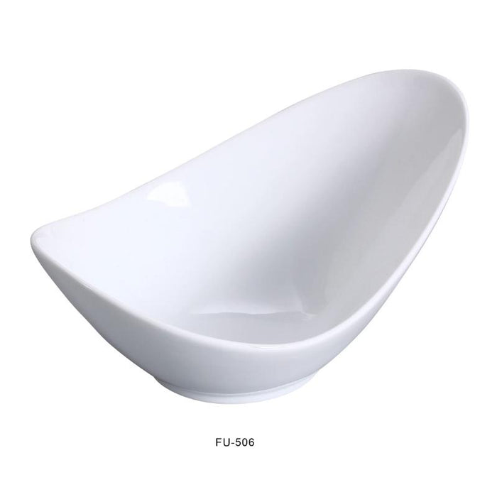 Yanco FU-506 Fuji 5.75″ Fortune Bowl, 4 oz Capacity, Porcelain, Bone White (3Dz)