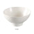 Yanco FU-805 Fuji 5″ Bowl, 10 oz Capacity, Porcelain, Bone White (3Dz)