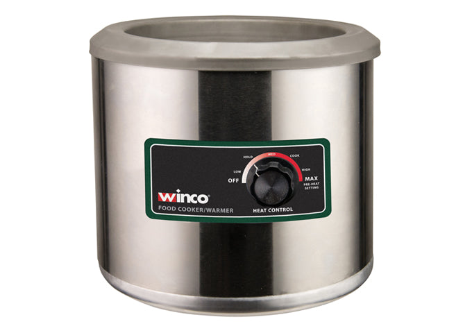 11/7 Quart Electric Round Food Cooker/Warmer, 1250W by Winco -Available in Different Sizes