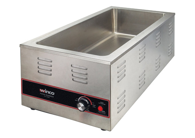 Winco FW-L600 Electric Food Warmer,4/3RDS Size,  27" x 12" Opening, 1500W, 120V (Price/Set)