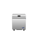 Atosa AUR27SD 27-inch stainless steel undercounter refrigerator for commercial kitchen use.