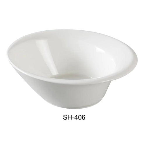 Yanco SH-406 Shanghai 6″ Salad Bowl, 10 oz Capacity, China, Bone White (3Dz)