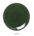 Yanco GG-108  Deep Round Plate Ceramic Green Gem Dinner Plate Pack of 36 (3Dz)