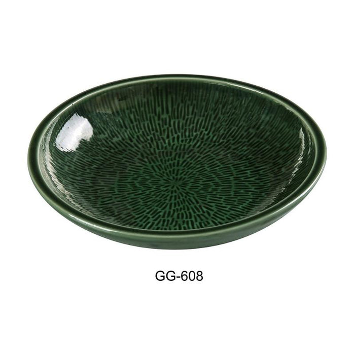 Yanco GG-608 Green Gem Salad Bowl, Green (24/Case)