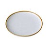 Yanco Glory 6.5" Chinaware Round Plate with Upright Rim ( Pack Of 36 )
