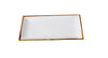 Yanco Glory 8.5" x 5" Chinaware Rectangular Plate ( Pack Of 36 )